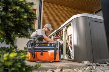 man working on hot tub rewiring