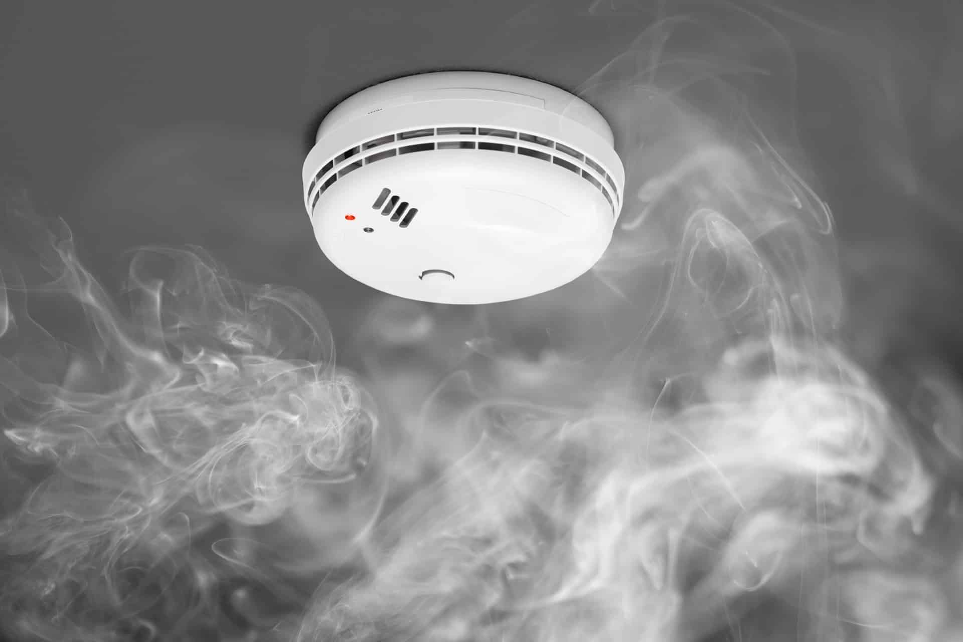 smoke near smoke detector
